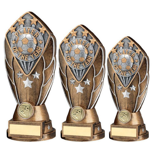 BZ/SILV DIAMOND COLUMN + PLAYER OF THE YEAR DISC & PLATE (1in CEN)