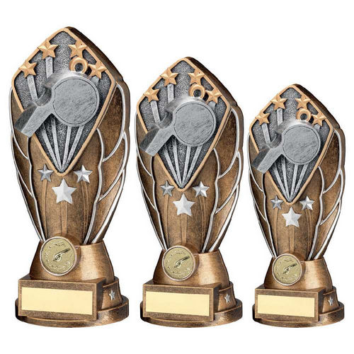 BZ/SILV DIAMOND COLUMN + REFEREE DISC & PLATE (1in CEN)