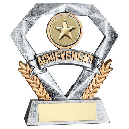 PEW/GOLD ACHIEVEMENT MINI DIAMOND WITH PLATE (1in CEN)