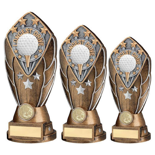 BZ/SILV DIAMOND COLUMN + LONGEST DRIVE DISC & PLATE (1in CEN)