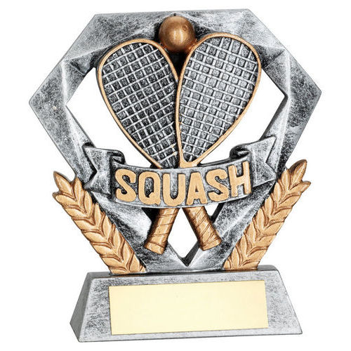 PEW/GOLD SQUASH MINI DIAMOND WITH PLATE