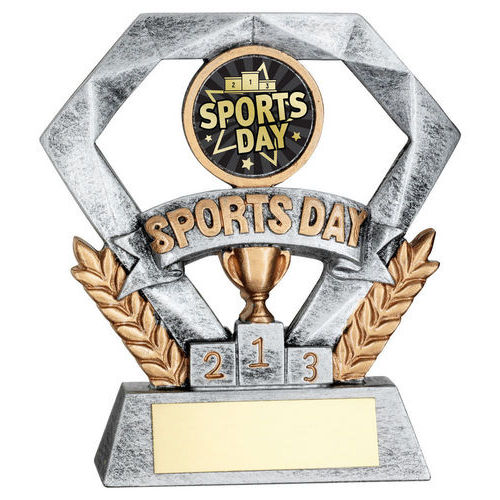 PEW/GOLD SPORTS DAY MINI DIAMOND WITH PLATE (1in CEN)