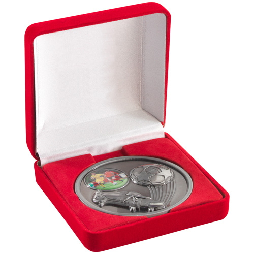DELUXE RED MEDAL BOX (50/60/70MM RECESS) 3.5in