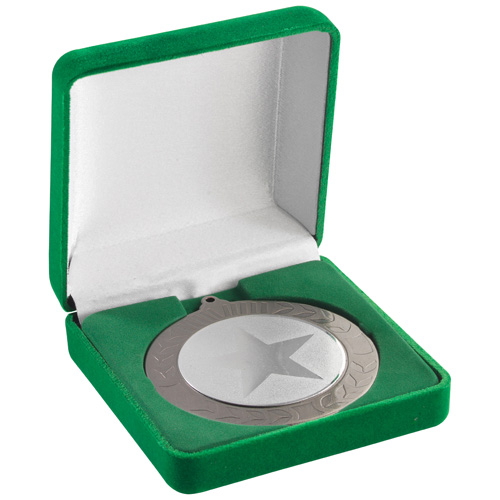 DELUXE GREEN MEDAL BOX (50/60/70MM RECESS) 3.5in