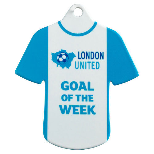 PLAIN WHITE SHIRT MEDAL USED FOR SUBLIMATION